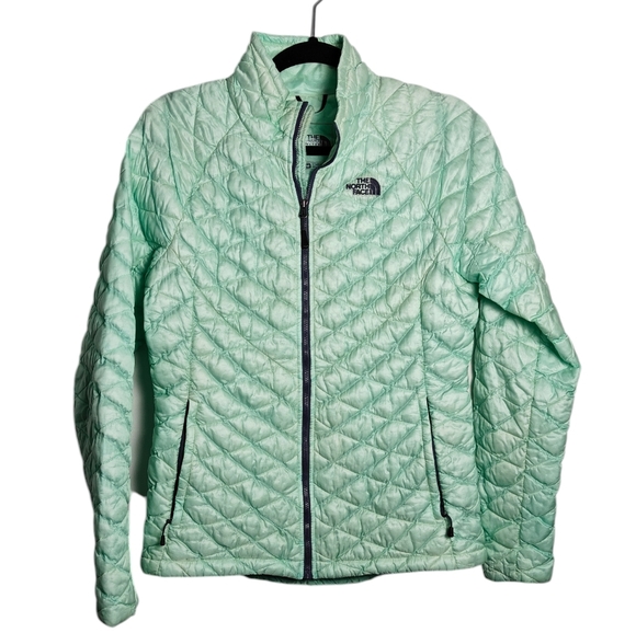 The North Face Jackets & Blazers - THE NORTH FACE Thermoball Mint Green Quilted Outdoor Jacket Puffer Size Medium